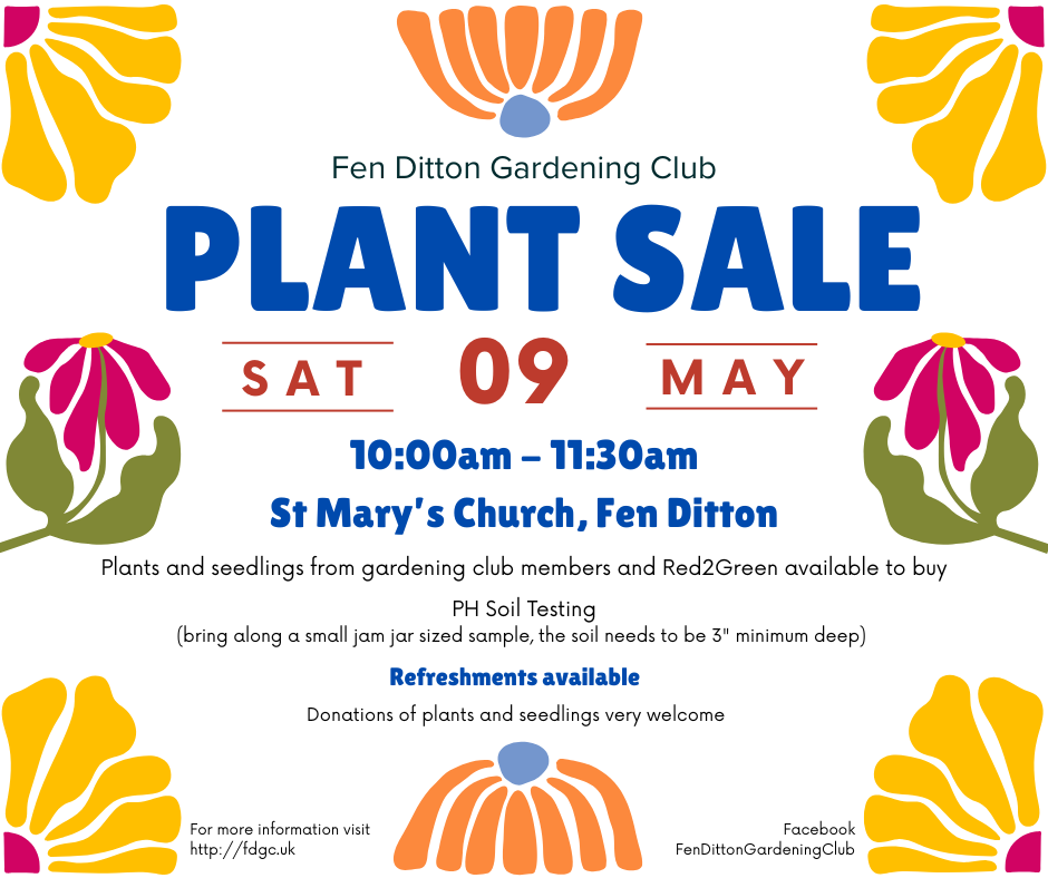 Fen Ditton Gardening Club Plant Sale